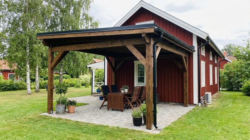Altantak och pergola